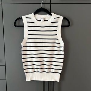 Club Monaco Striped Sweatervest
